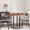 Plateau de table Marron Clair Ø 90 x 4 cm Bois de chêne massif 552234552234