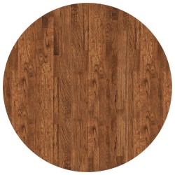Plateau de table Marron Clair Ø 90 x 4 cm Bois de chêne massif 552234552234