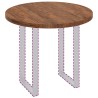 Plateau de table Marron Clair Ø 90 x 4 cm Bois de chêne massif 552234552234