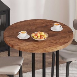 Plateau de table Marron Clair Ø 90 x 4 cm Bois de chêne massif 552234552234