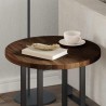 Plateau de table Marron foncé Ø 50 x 2,5 cm 552244552244