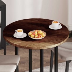 Plateau de table Marron foncé Ø 80 x 2,5 cm 552245552245