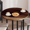 Plateau de table Marron foncé Ø 80 x 2,5 cm 552245552245