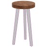 Plateau de table Marron Clair Ø 30 x 4 cm Bois de chêne massif 552246552246