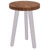 Plateau de table Marron Clair Ø 40 x 4 cm Bois de chêne massif 552247552247