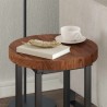 Plateau de table Marron Clair Ø 40 x 4 cm Bois de chêne massif 552247552247
