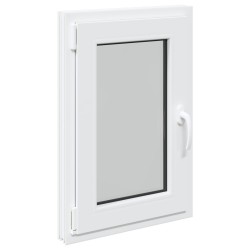 Fenêtre de sous-sol RISOR Blanc 50 x 75 cm PVC et verre 552248552248