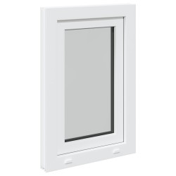 Fenêtre de sous-sol RISOR Blanc 50 x 75 cm PVC et verre 552248552248