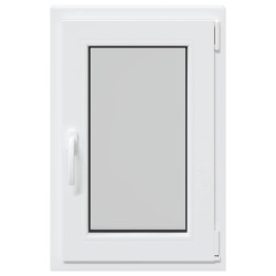 Fenêtre de sous-sol RISOR Blanc 50 x 75 cm PVC et verre 552249552249