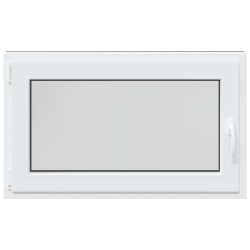 Fenêtre de sous-sol RISOR Anthracite 100 x 60 cm PVC et verre 552253552253