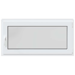 Fenêtre de sous-sol RISOR Anthracite 120 x 60 cm PVC et verre 552261552261