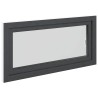 Fenêtre de sous-sol RISOR Anthracite 120 x 60 cm PVC et verre 552261552261