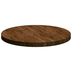 Plateau de table Marron foncé Ø 70 x 4 cm Bois de chêne massif 552262552262