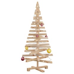 Arbres de Noël avec support Naturel 120 cm Bois massif en pin 552270552270