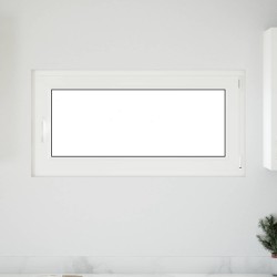 Fenêtre de sous-sol RISOR Blanc 120 x 60 cm PVC et verre 552272552272