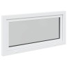 Fenêtre de sous-sol RISOR Blanc 120 x 60 cm PVC et verre 552273552273