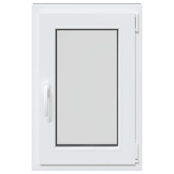 Fenêtre de sous-sol RISOR Anthracite 50 x 75 cm PVC et verre 552276552276