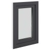 Fenêtre de sous-sol RISOR Anthracite 50 x 75 cm PVC et verre 552276552276