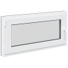 Fenêtre de sous-sol RISOR Anthracite 100 x 50 cm PVC et verre 552278552278