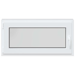 Fenêtre de sous-sol RISOR Anthracite 100 x 50 cm PVC et verre 552278552278