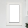 Fenêtre de sous-sol RISOR Blanc 60 x 80 cm PVC et verre 552280552280