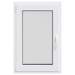 Fenêtre de sous-sol RISOR Blanc 60 x 80 cm PVC et verre 552280552280
