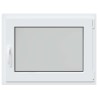 Fenêtre de sous-sol RISOR Blanc 80 x 60 cm PVC et verre 552282552282