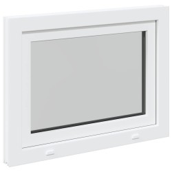 Fenêtre de sous-sol RISOR Blanc 80 x 50 cm PVC et verre 552284552284