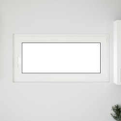 Fenêtre de sous-sol RISOR Blanc 120 x 60 cm PVC et verre 552288552288