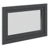 Fenêtre de sous-sol RISOR Anthracite 90 x 70 cm PVC et verre 552301552301