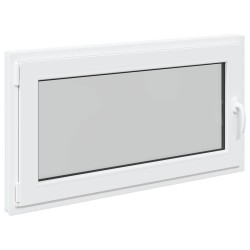 Fenêtre de sous-sol RISOR Blanc 110 x 70 cm PVC et verre 552302552302