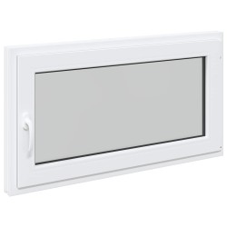 Fenêtre de sous-sol RISOR Blanc 110 x 70 cm PVC et verre 552304552304