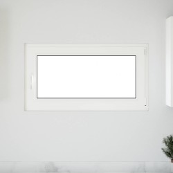 Fenêtre de sous-sol RISOR Blanc 110 x 70 cm PVC et verre 552304552304
