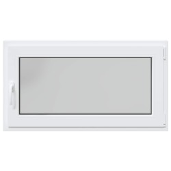 Fenêtre de sous-sol RISOR Blanc 110 x 70 cm PVC et verre 552304552304