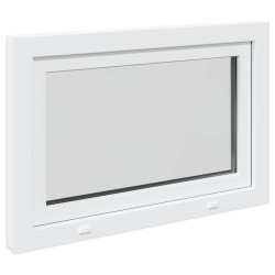 Fenêtre de sous-sol RISOR Blanc 110 x 70 cm PVC et verre 552304552304