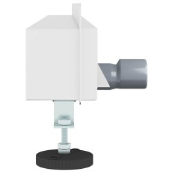 Drain de Douche Monté au Mur Argenté 90 cm Acier Inox 304 552322552322