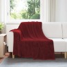 Couvertures à jeter 6 pcs Rouge Bordeaux 150 x 200 cm Toison 552328552328