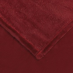Couvertures à jeter 6 pcs Rouge Bordeaux 130 x 150 cm Toison 552330552330