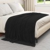 Couvertures à jeter 6 pcs Noir 150 x 200 cm Toison 552336552336