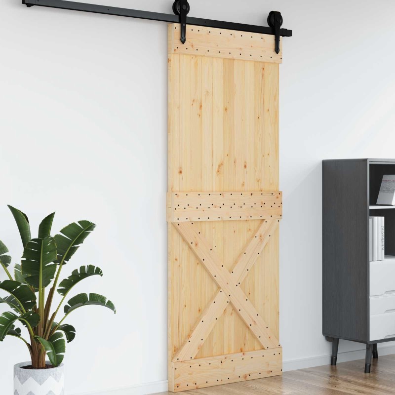 Porte NARVIK Naturel 90 x 210 cm Bois de pin massif 552343552343