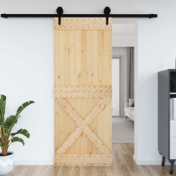 Porte NARVIK Naturel 90 x 210 cm Bois de pin massif 552343552343
