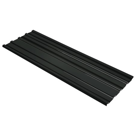 Panneau de toiture 12 pcs Anthracite 129 x 45 cm 552347552347