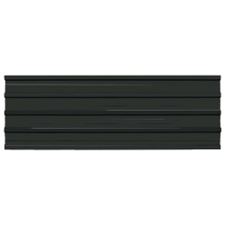 Panneau de toiture 12 pcs Anthracite 129 x 45 cm 552347552347