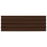 Panneau de toiture 12 pcs Marron 129 x 45 cm Acier galvanisé 552348552348