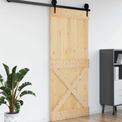 Porte NARVIK Naturel 100 x 210 cm Bois de pin massif 552350552350