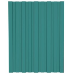 Panneau de toiture 36 pcs Vert 60 x 45 cm Acier galvanisé 552352552352