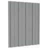 Panneau de toiture 12 pcs Gris 60 x 45 cm Acier galvanisé 552353552353