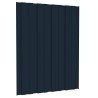 Panneau de toiture 12 pcs Anthracite 60 x 45 cm Acier galvanisé 552359552359