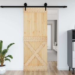 Porte NARVIK Naturel 85 x 210 cm Bois de pin massif 552361552361
