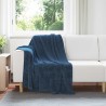 Couvertures à jeter 6 pcs Bleu marine 130 x 150 cm Toison 552363552363